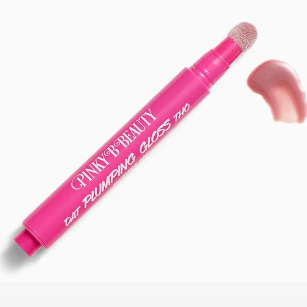 Pinky B Dat Plumping Gloss Tho Berry Me NEW Sealed Full Size OS Pink Red
